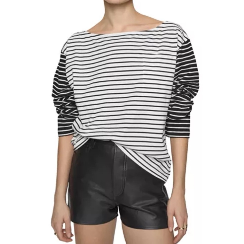 Rebecca Minkoff Striped Pocket Tee
